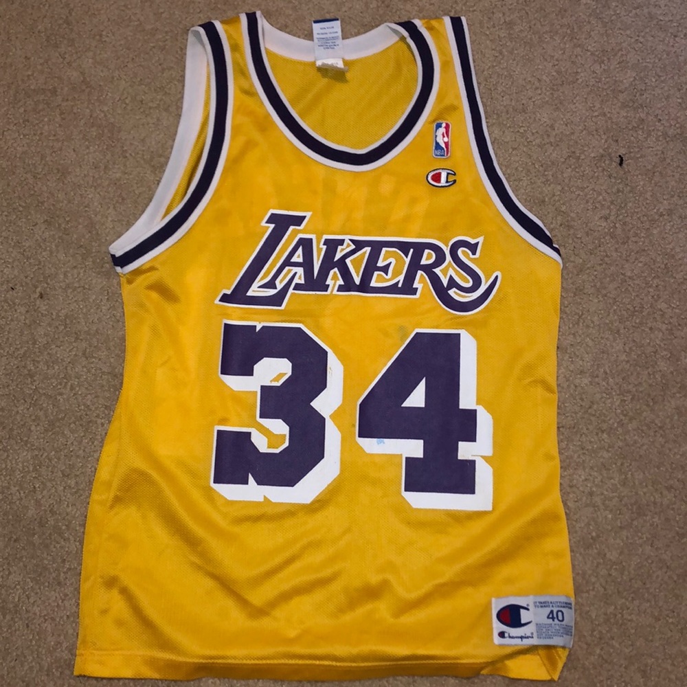 Vintage Champion NBA Lakers O’Neal Jersey